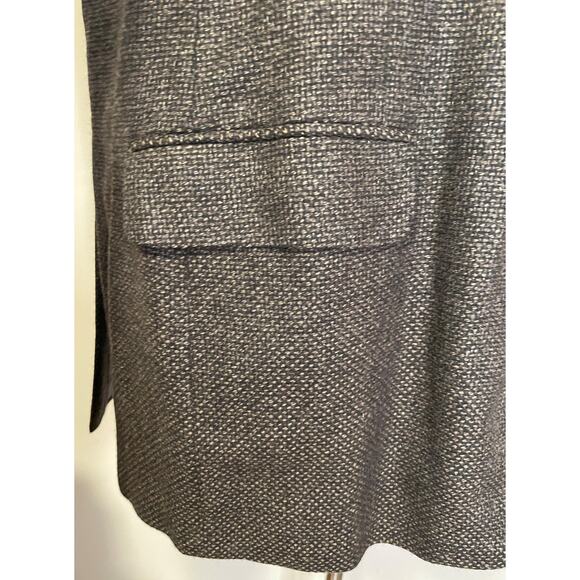 Ermenegildo Zegna Black Gray Taupe 100% Cashmere Blazer Jacket Mens IT56 US44 - Picture 8 of 13